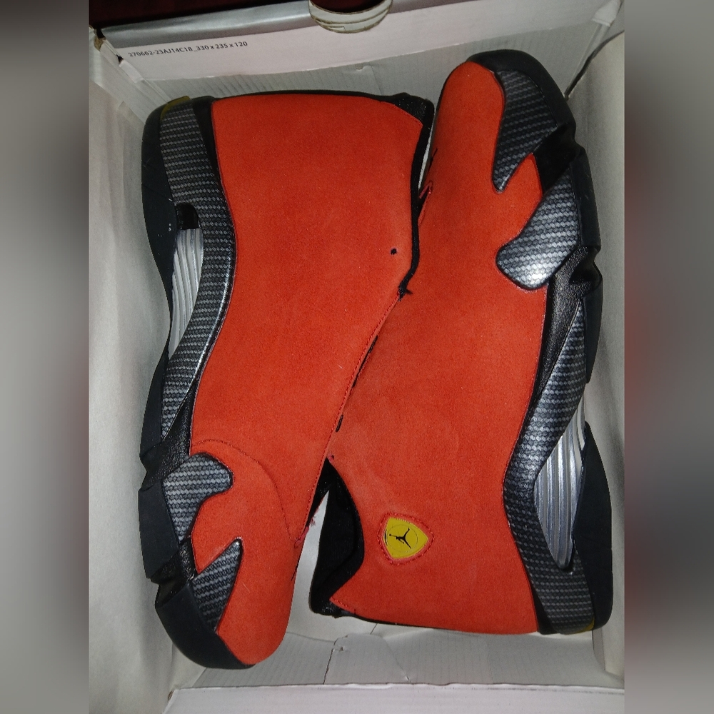 Retro 14 Men's Red and Black Shoes